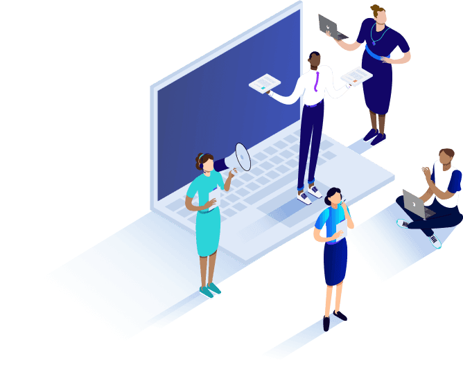Domain Registration Illustration