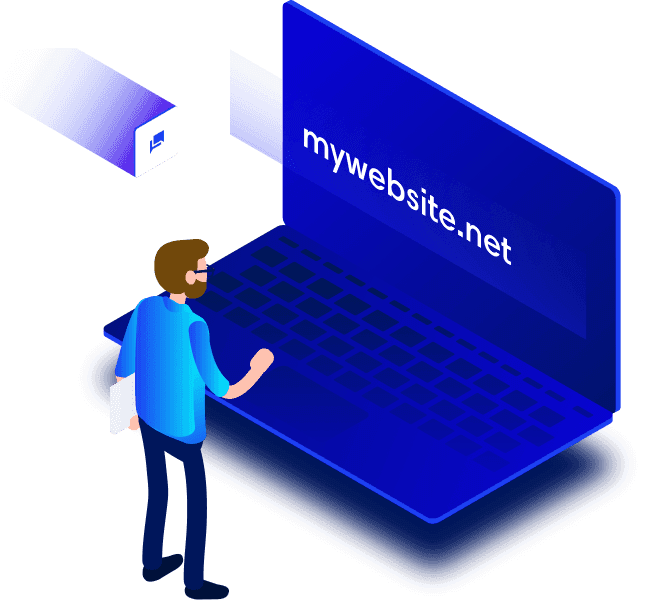 Domain Registration Illustration